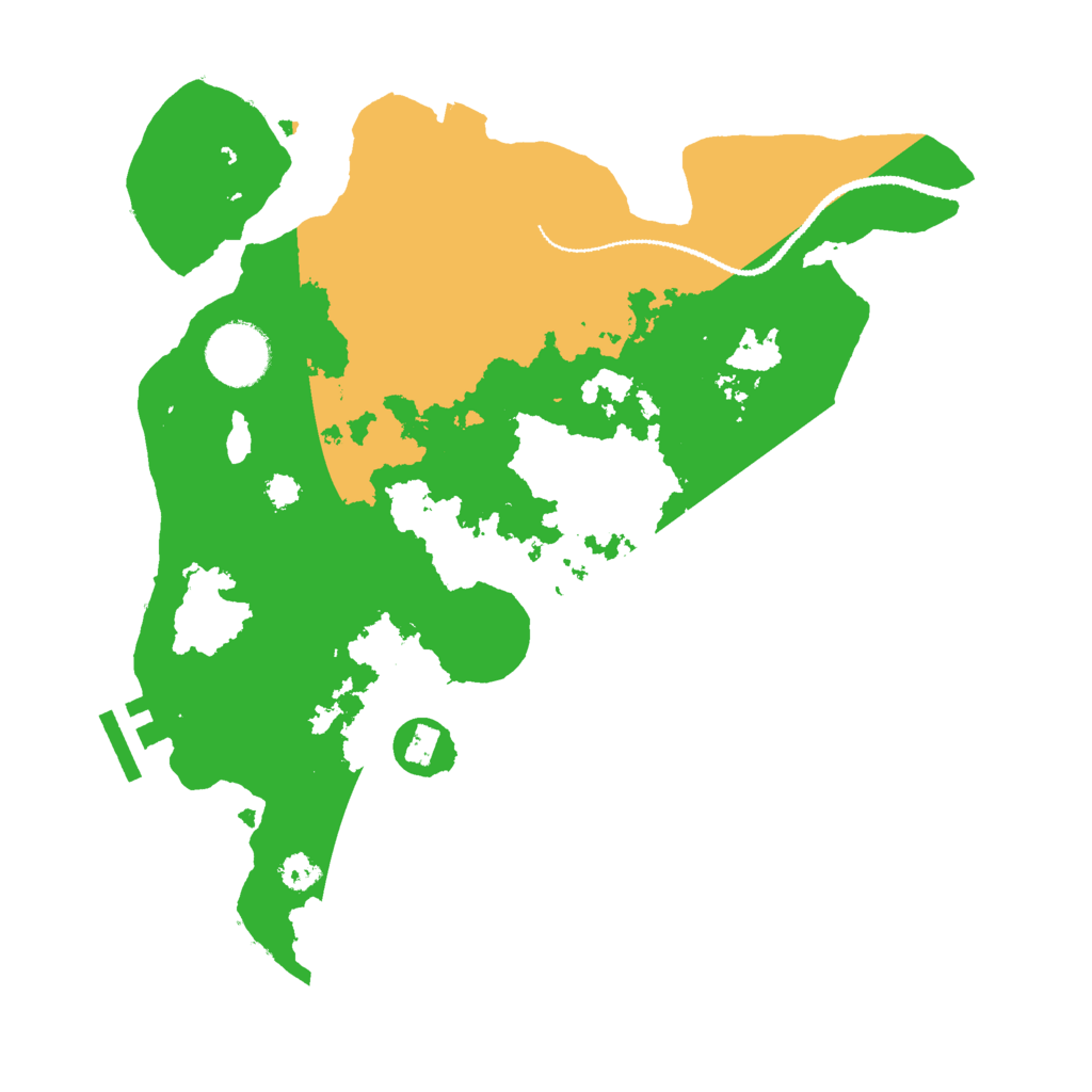 Biome Rust Map: Procedural Map, Size: 3000, Seed: 34836