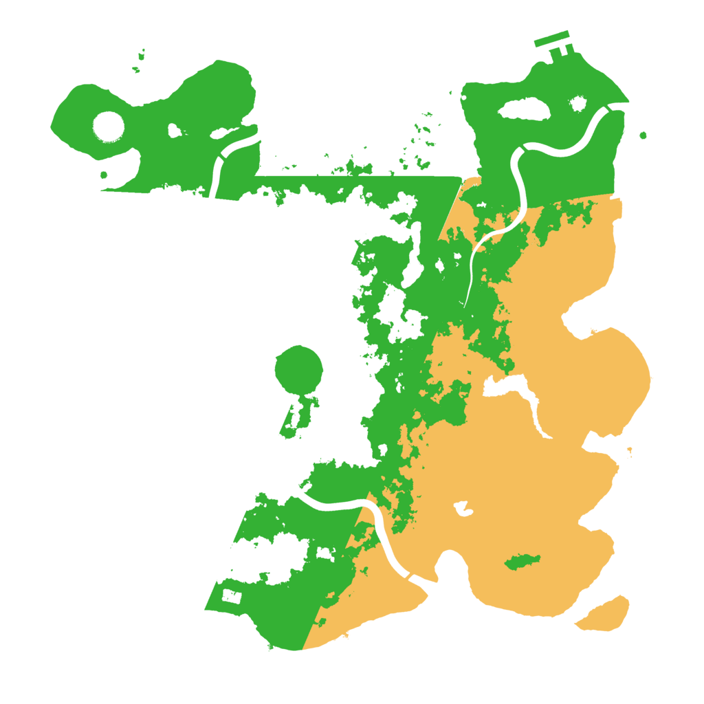 Biome Rust Map: Procedural Map, Size: 4000, Seed: 9218