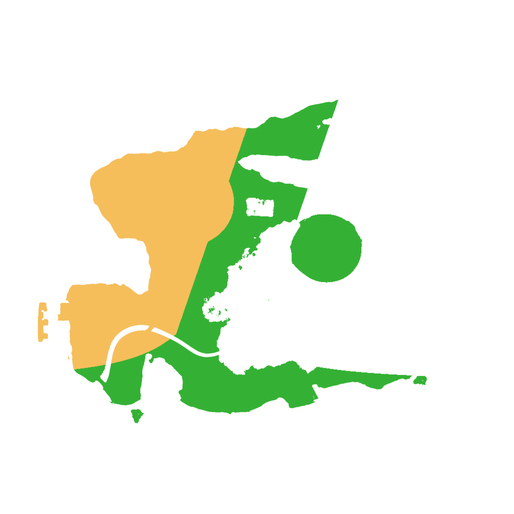 Biome Rust Map: Procedural Map, Size: 2000, Seed: 622007508