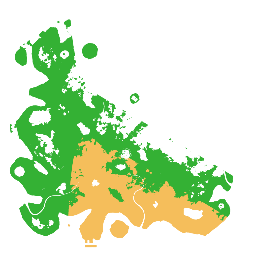 Biome Rust Map: Procedural Map, Size: 4500, Seed: 968408532