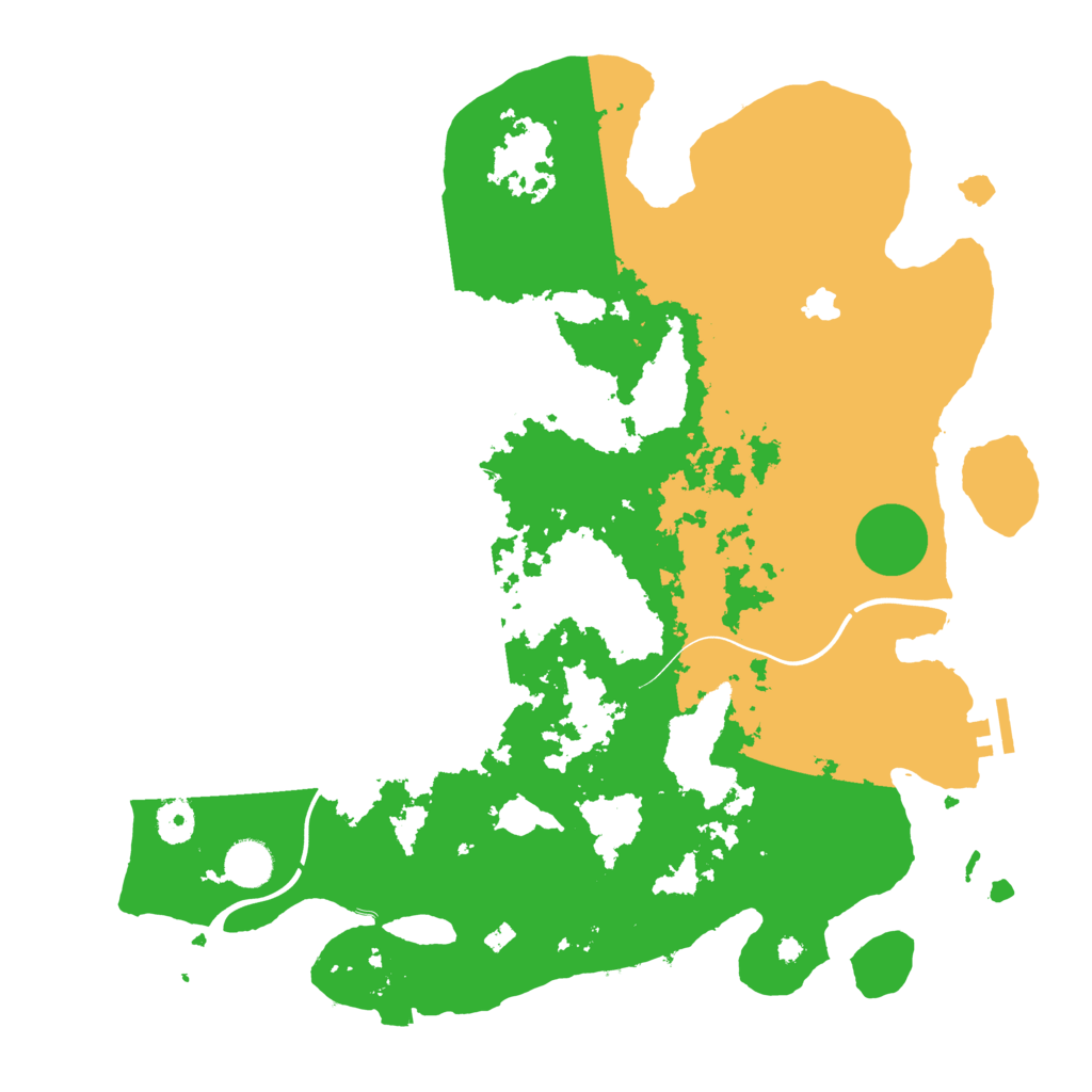 Biome Rust Map: Procedural Map, Size: 4000, Seed: 760315170