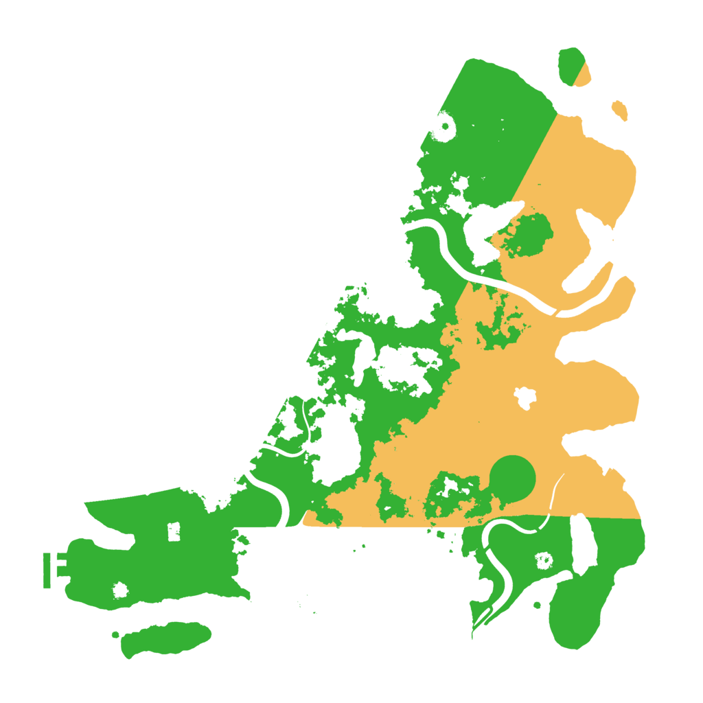 Biome Rust Map: Procedural Map, Size: 4000, Seed: 90587512