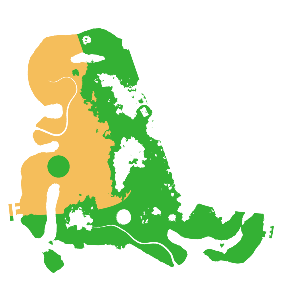 Biome Rust Map: Procedural Map, Size: 3500, Seed: 1551961826