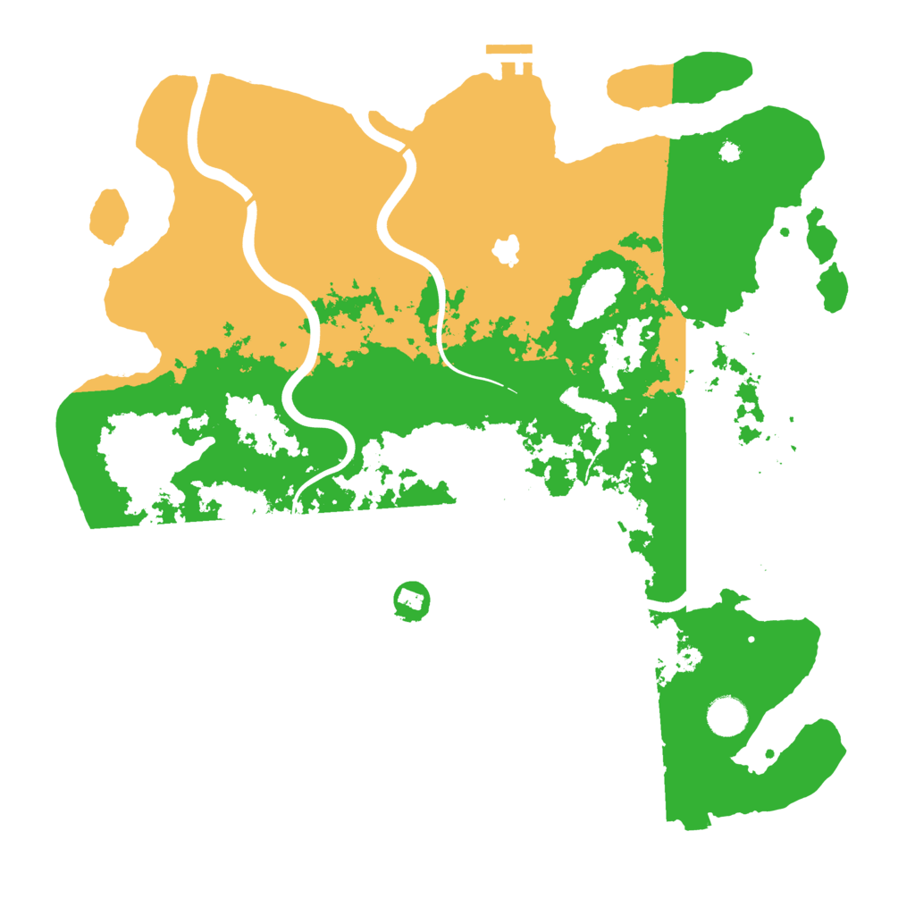 Biome Rust Map: Procedural Map, Size: 4000, Seed: 32154