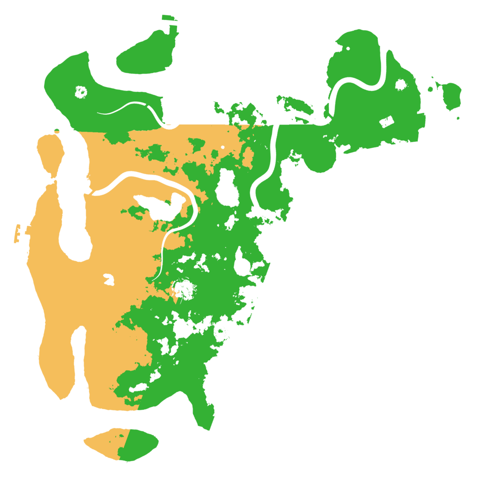 Biome Rust Map: Procedural Map, Size: 4000, Seed: 20141733