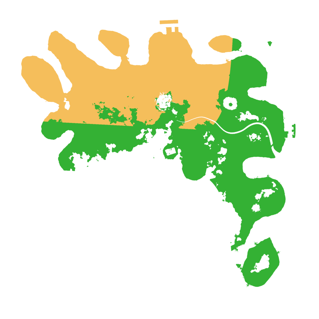 Biome Rust Map: Procedural Map, Size: 3500, Seed: 816216038
