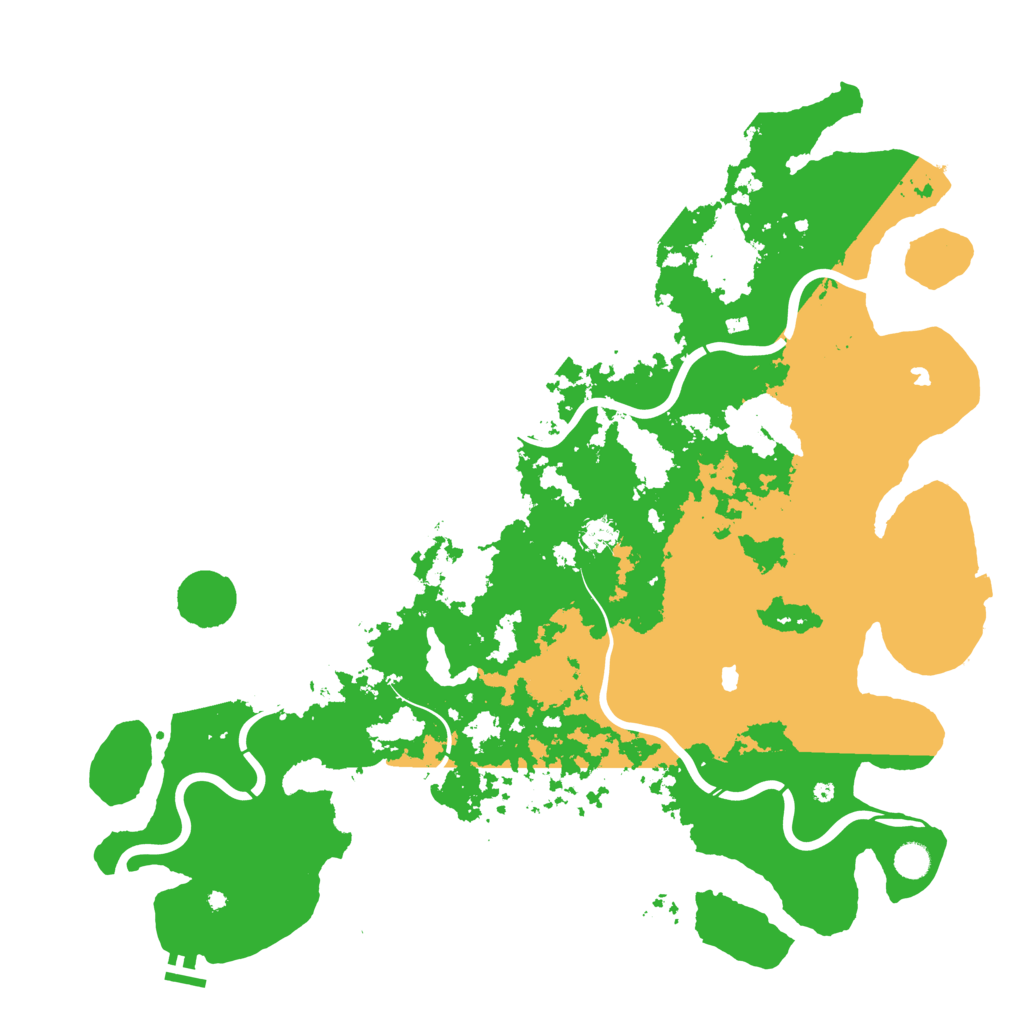 Biome Rust Map: Procedural Map, Size: 5000, Seed: 42124425