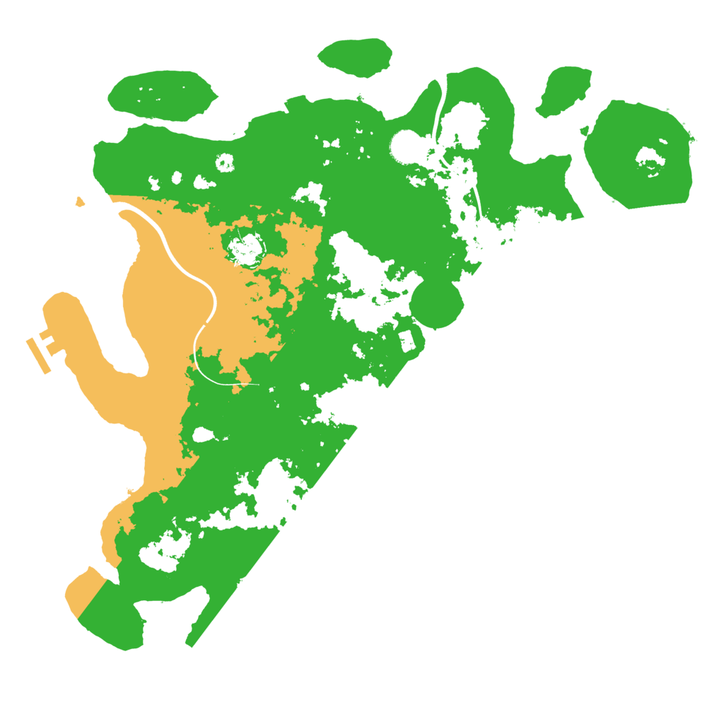 Biome Rust Map: Procedural Map, Size: 3800, Seed: 910377709