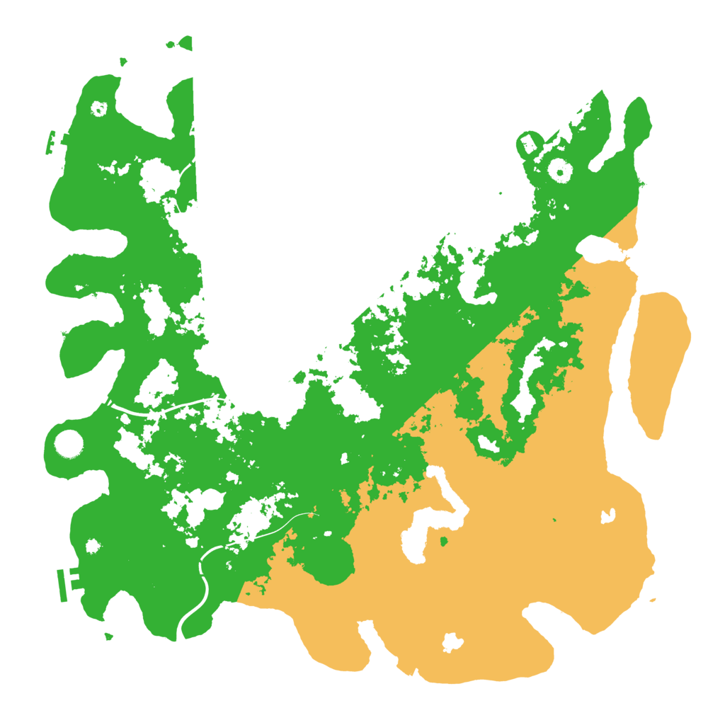 Biome Rust Map: Procedural Map, Size: 4500, Seed: 787128716