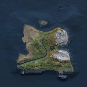 Thumbnail Rust Map: Procedural Map, Size: 1800, Seed: 113699568, 2 Monuments