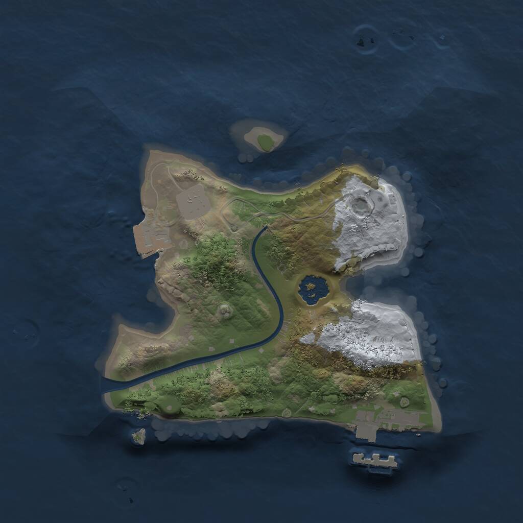 Rust Map: Procedural Map, Size: 1800, Seed: 113699568, 2 Monuments