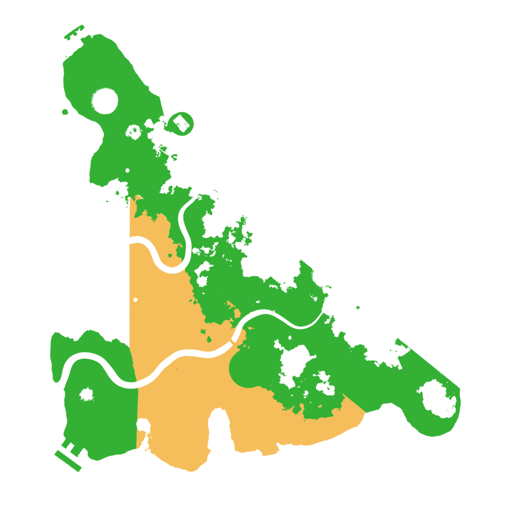 Biome Rust Map: Procedural Map, Size: 3500, Seed: 1063651351