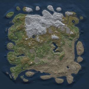 Thumbnail Rust Map: Procedural Map, Size: 4250, Seed: 1534511767, 15 Monuments