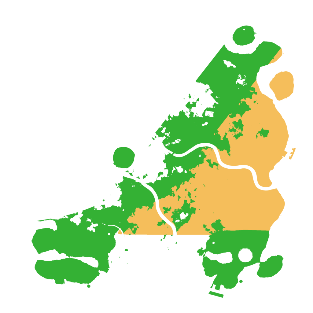 Biome Rust Map: Procedural Map, Size: 3920, Seed: 3291028