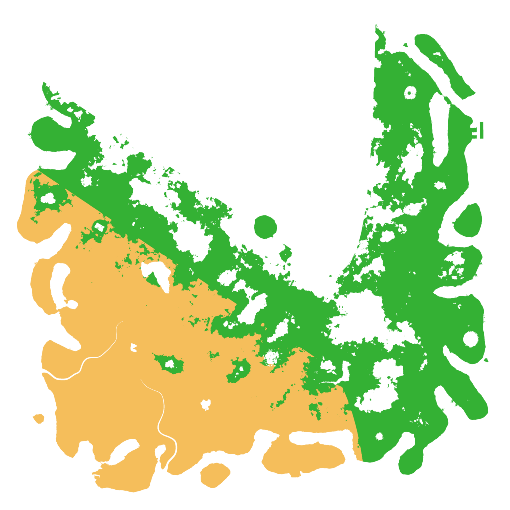Biome Rust Map: Procedural Map, Size: 6000, Seed: 14938