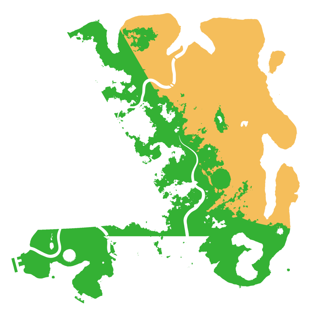 Biome Rust Map: Procedural Map, Size: 4400, Seed: 915855137