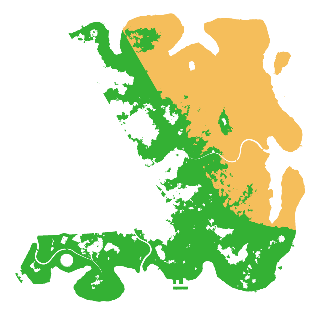 Biome Rust Map: Procedural Map, Size: 4400, Seed: 915855137