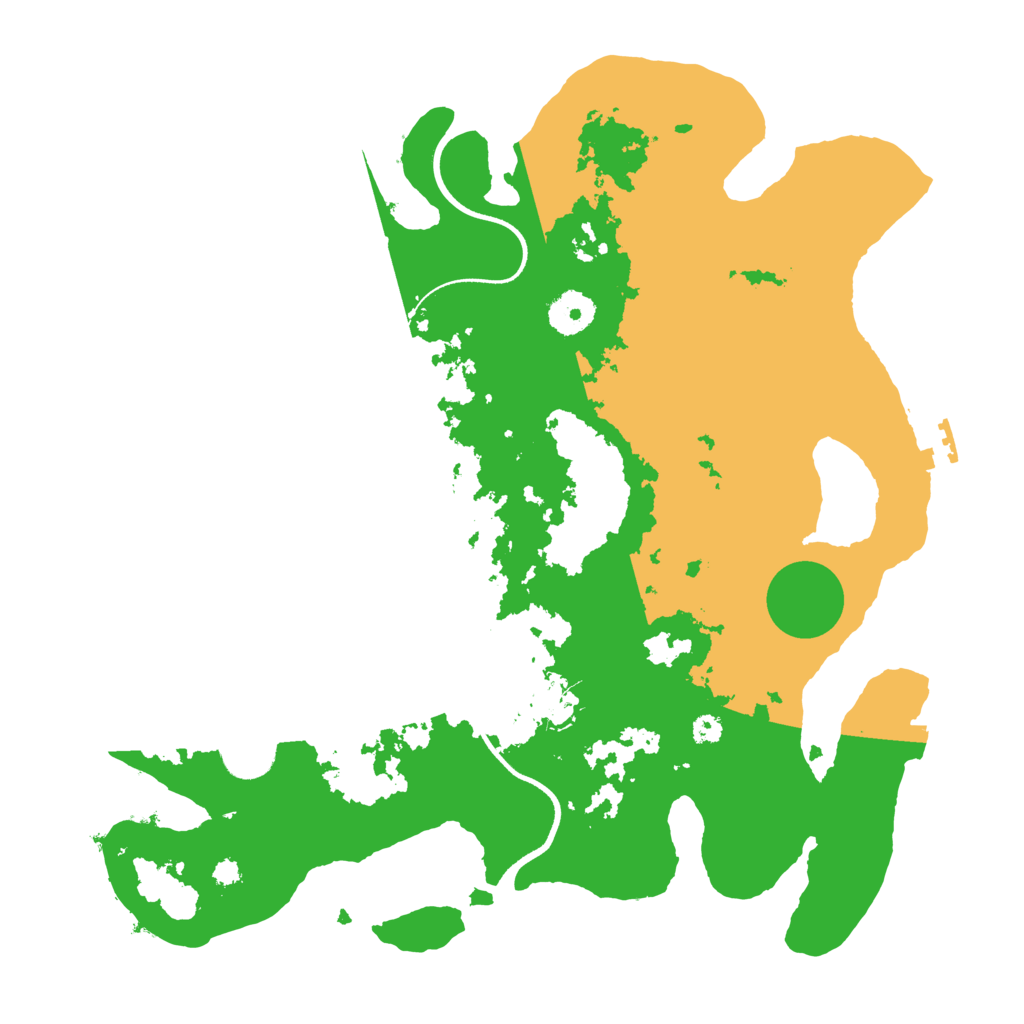 Biome Rust Map: Procedural Map, Size: 3500, Seed: 1546238626