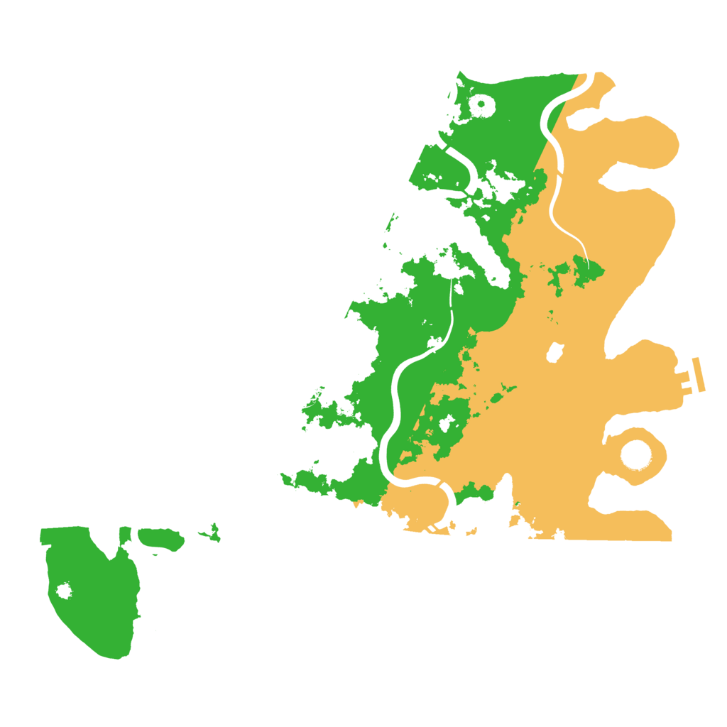 Biome Rust Map: Procedural Map, Size: 4250, Seed: 392678512