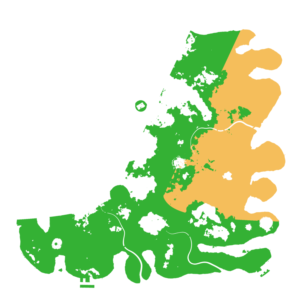 Biome Rust Map: Procedural Map, Size: 4250, Seed: 392678512