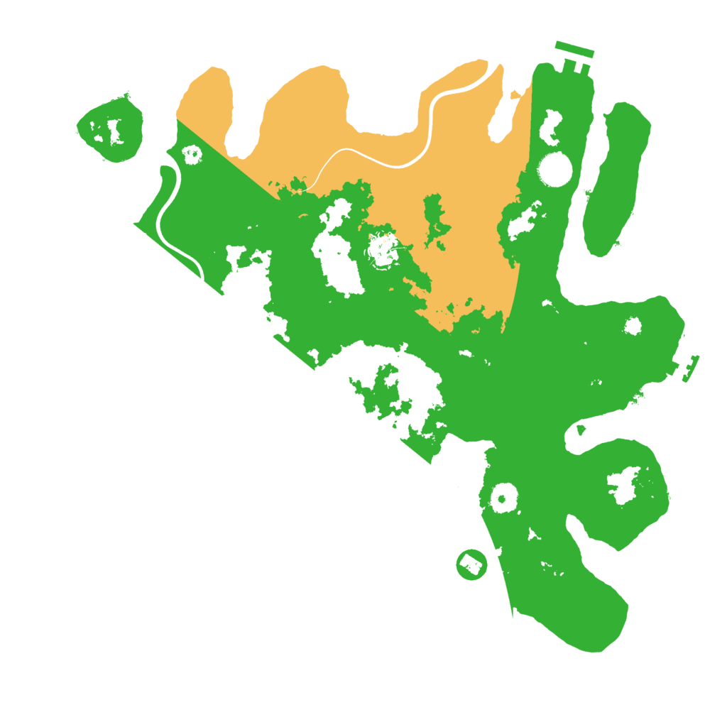 Biome Rust Map: Procedural Map, Size: 3750, Seed: 1121