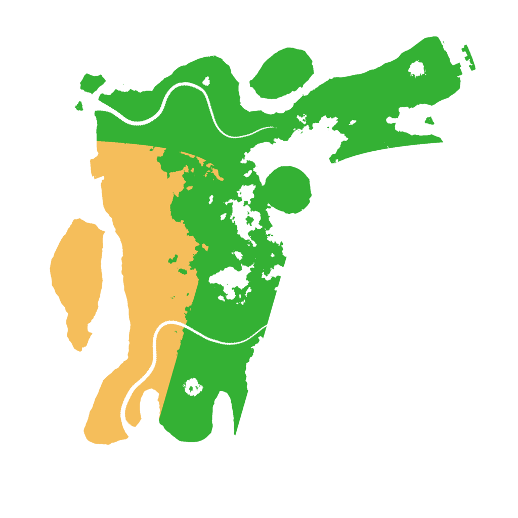 Biome Rust Map: Procedural Map, Size: 3000, Seed: 20241028