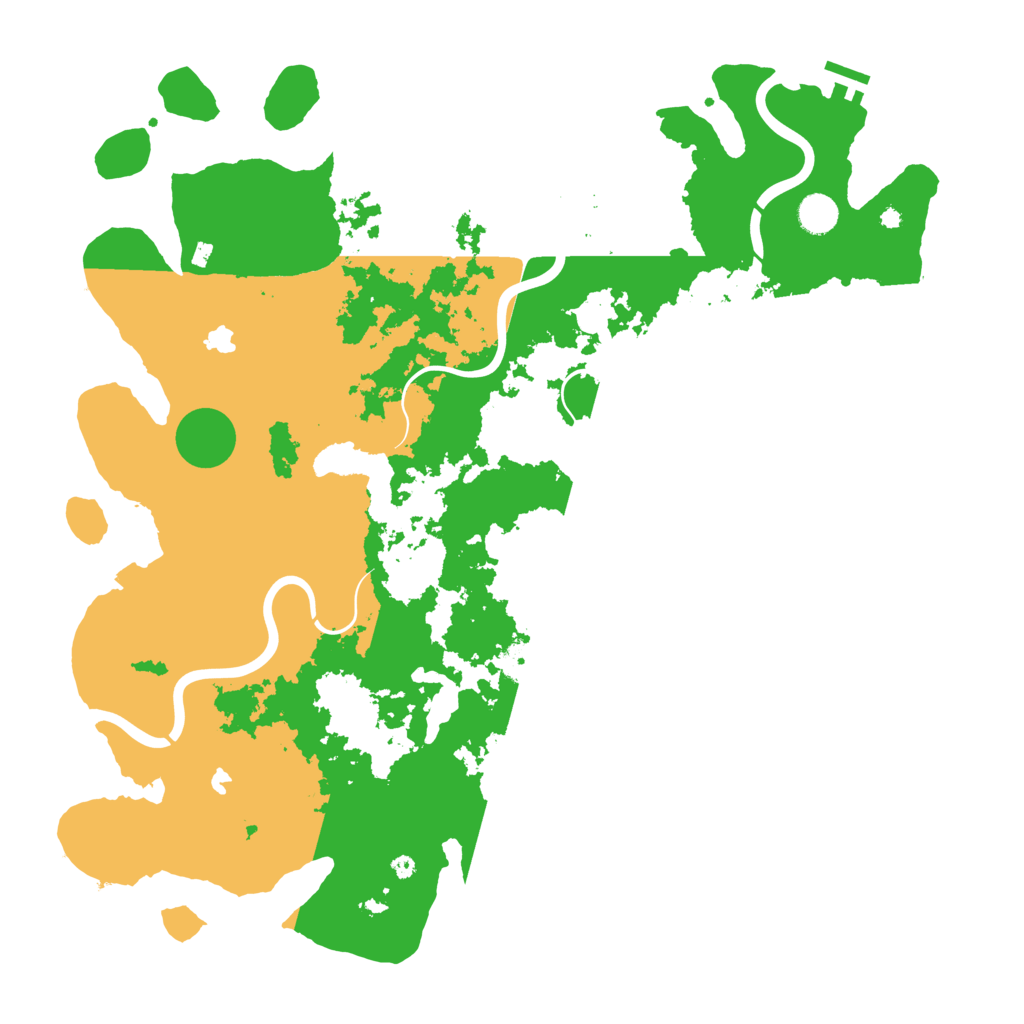 Biome Rust Map: Procedural Map, Size: 4500, Seed: 22653