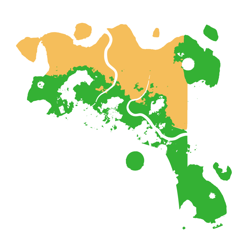 Biome Rust Map: Procedural Map, Size: 3666, Seed: 75999936