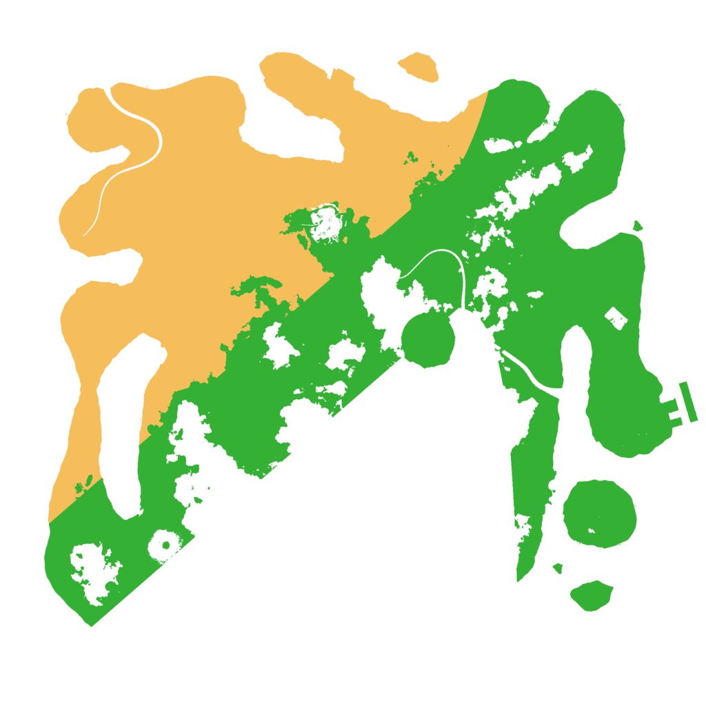 Biome Rust Map: Procedural Map, Size: 3500, Seed: 1293744148