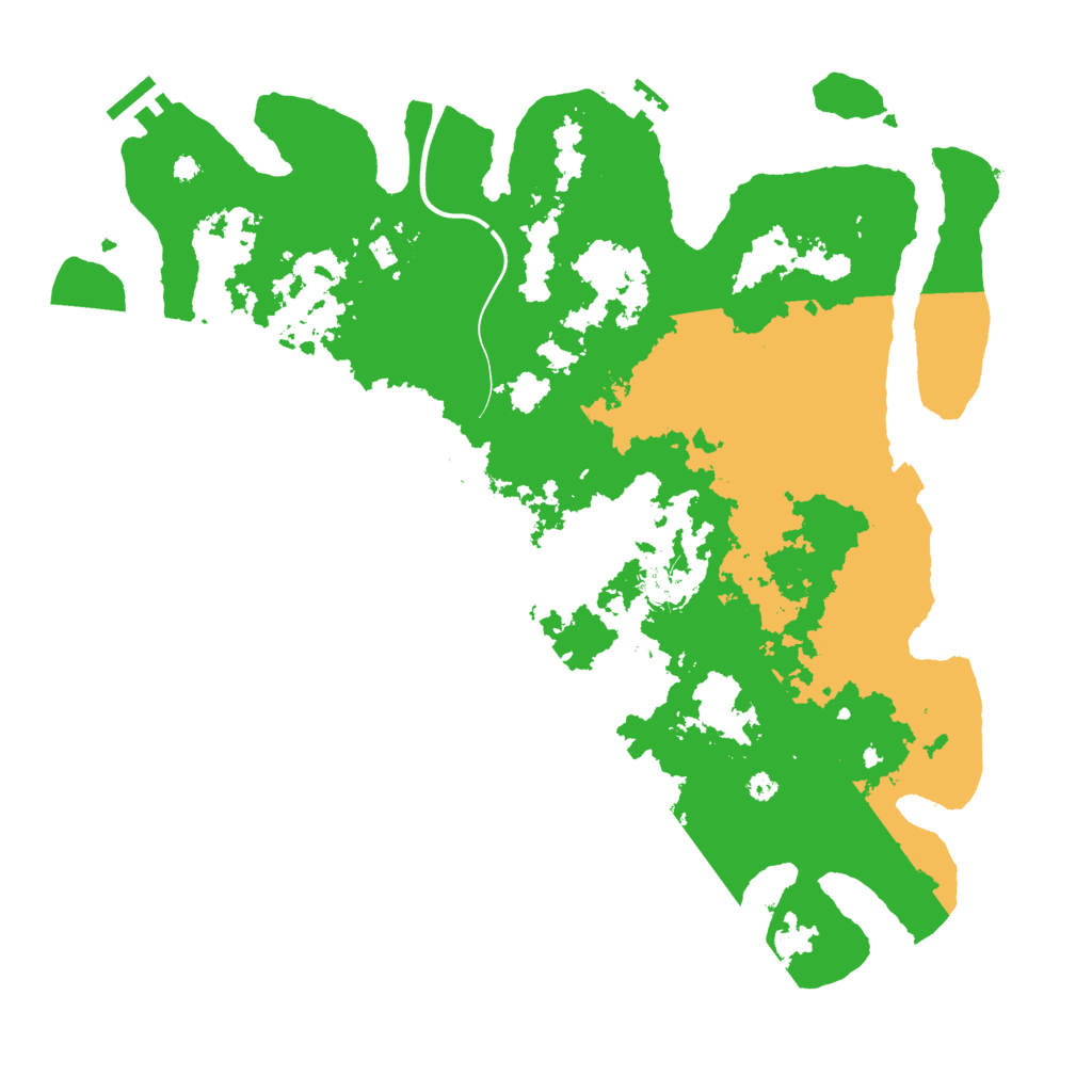 Biome Rust Map: Procedural Map, Size: 3920, Seed: 6969