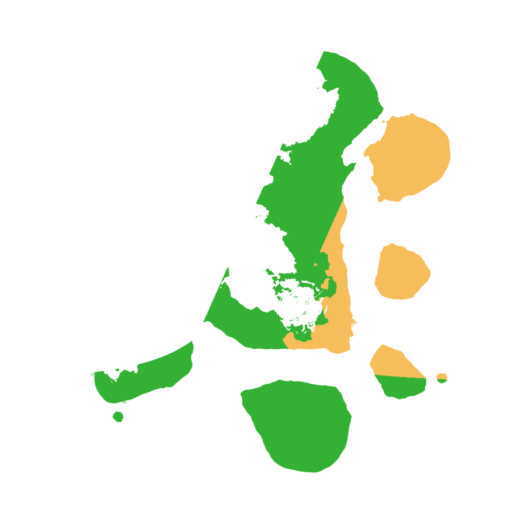 Biome Rust Map: Procedural Map, Size: 2000, Seed: 894912350