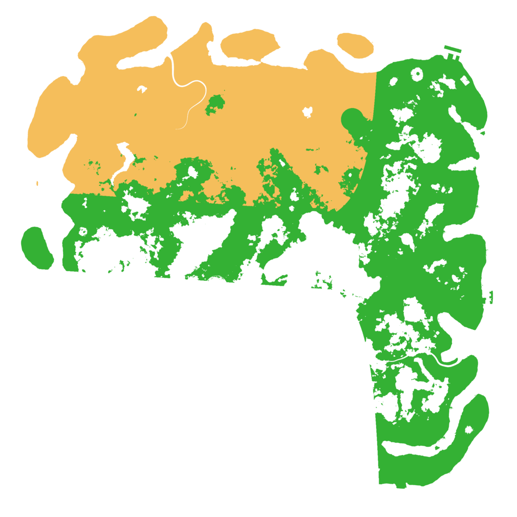 Biome Rust Map: Procedural Map, Size: 6000, Seed: 228189342