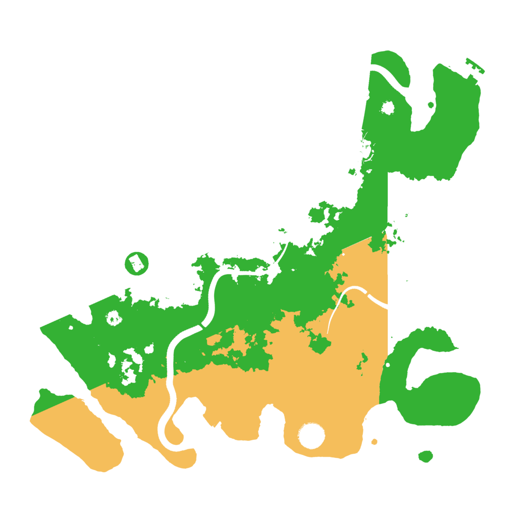 Biome Rust Map: Procedural Map, Size: 3500, Seed: 336627087
