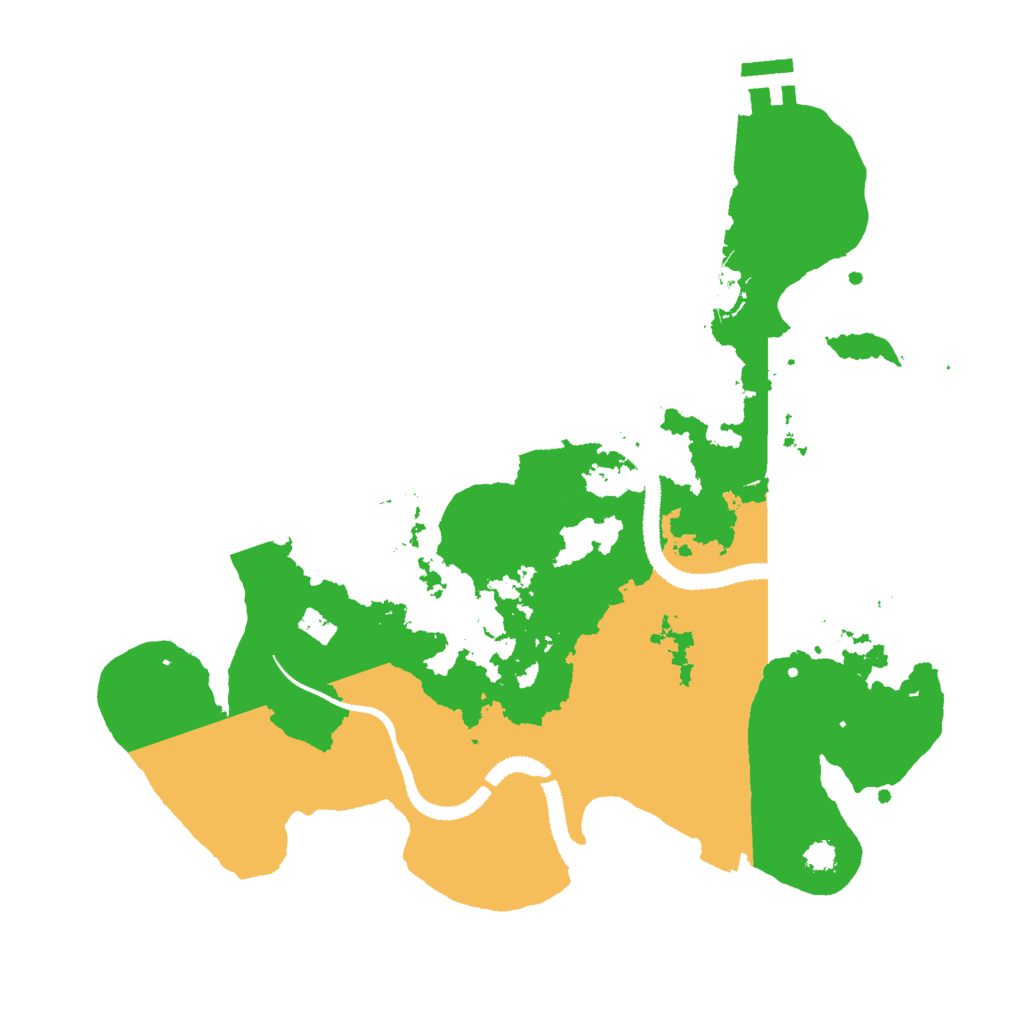 Biome Rust Map: Procedural Map, Size: 3000, Seed: 1154539169