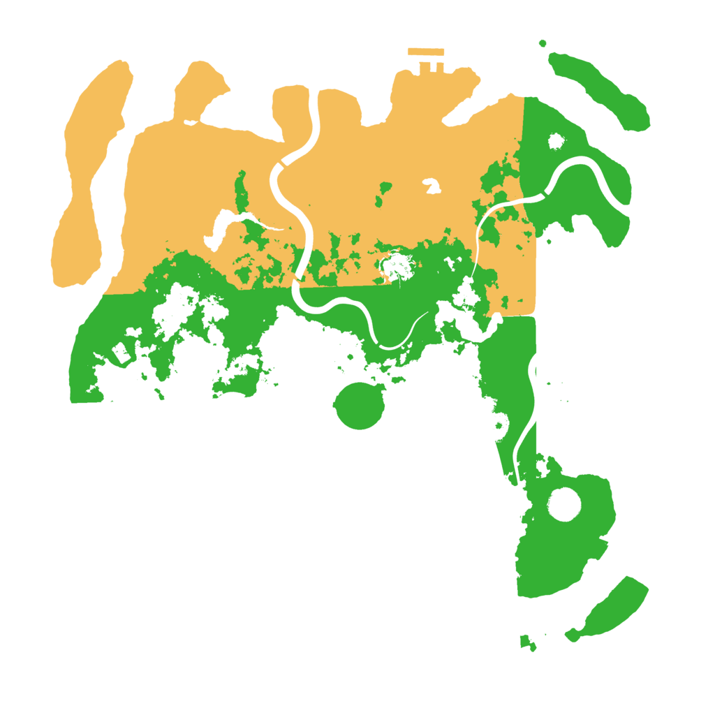 Biome Rust Map: Procedural Map, Size: 4000, Seed: 678419