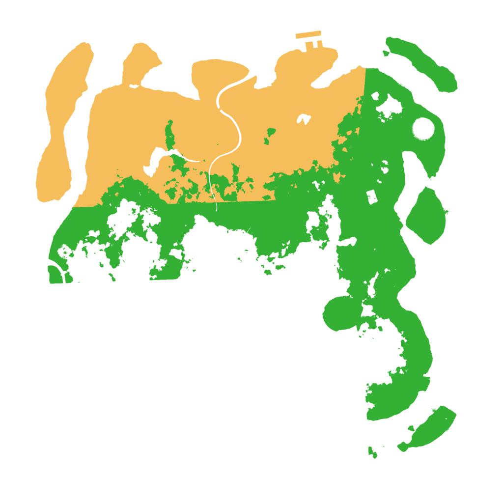 Biome Rust Map: Procedural Map, Size: 4000, Seed: 678419