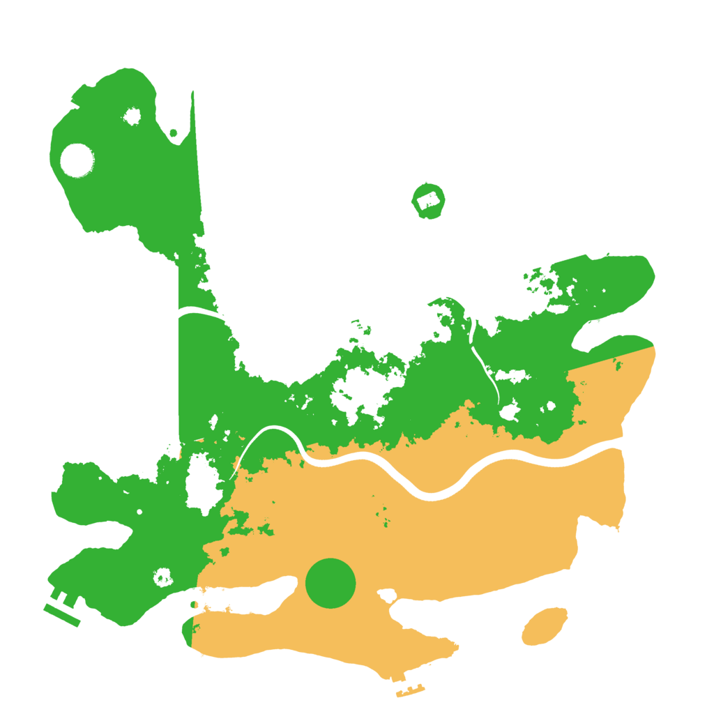 Biome Rust Map: Procedural Map, Size: 3750, Seed: 276202668