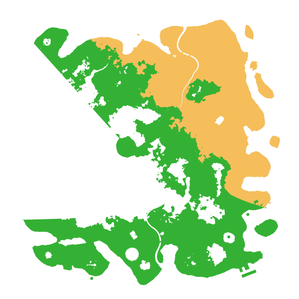 Biome Rust Map: Procedural Map, Size: 4000, Seed: 764226826