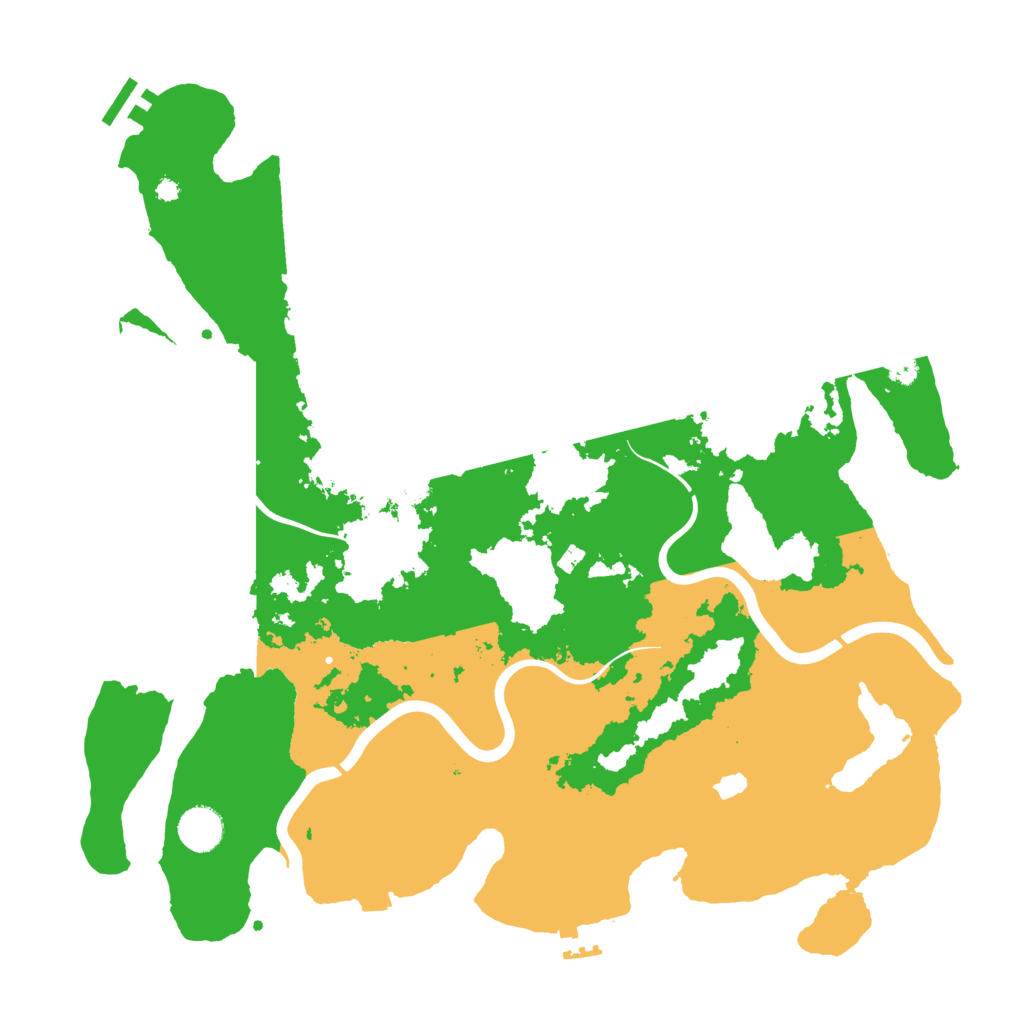Biome Rust Map: Procedural Map, Size: 4000, Seed: 1564684945