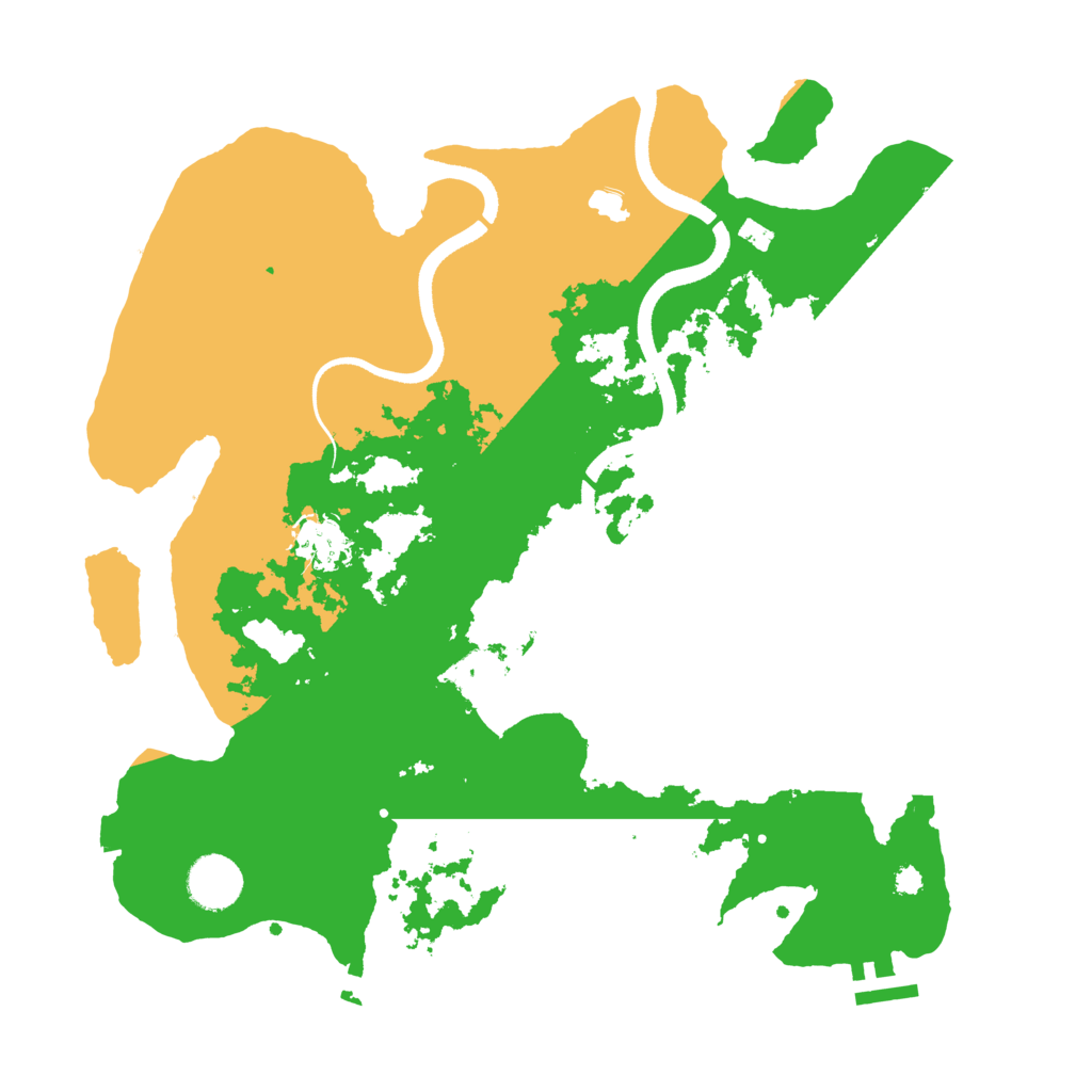 Biome Rust Map: Procedural Map, Size: 3500, Seed: 797146693