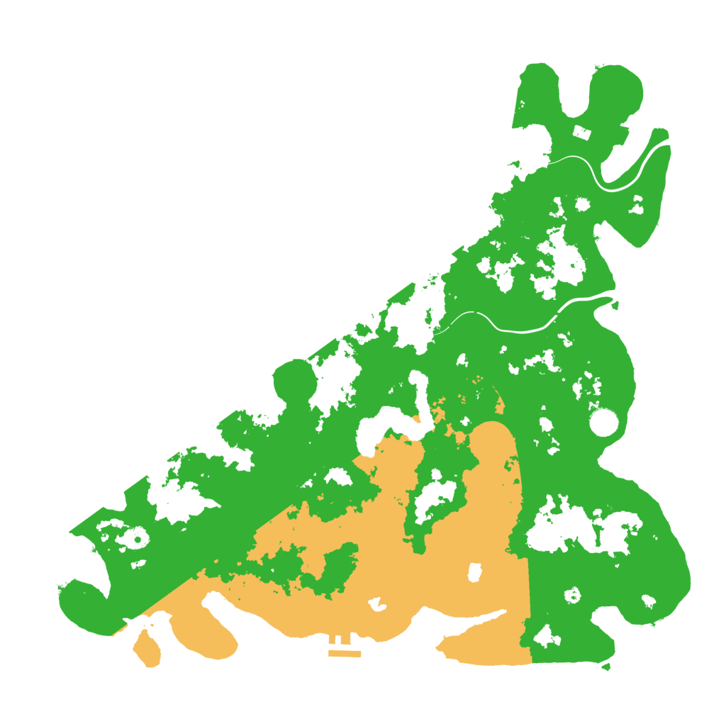 Biome Rust Map: Procedural Map, Size: 4500, Seed: 384317955