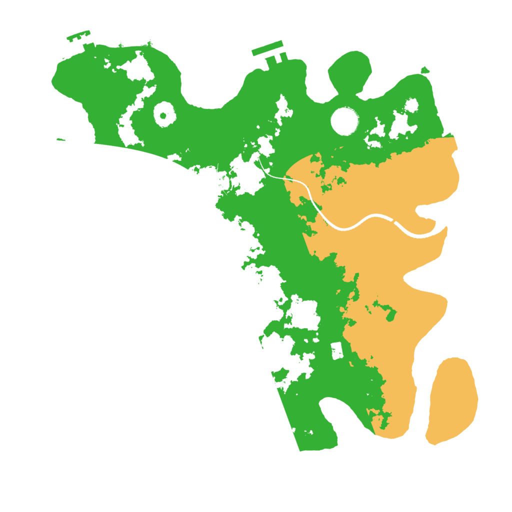 Biome Rust Map: Procedural Map, Size: 3250, Seed: 49986
