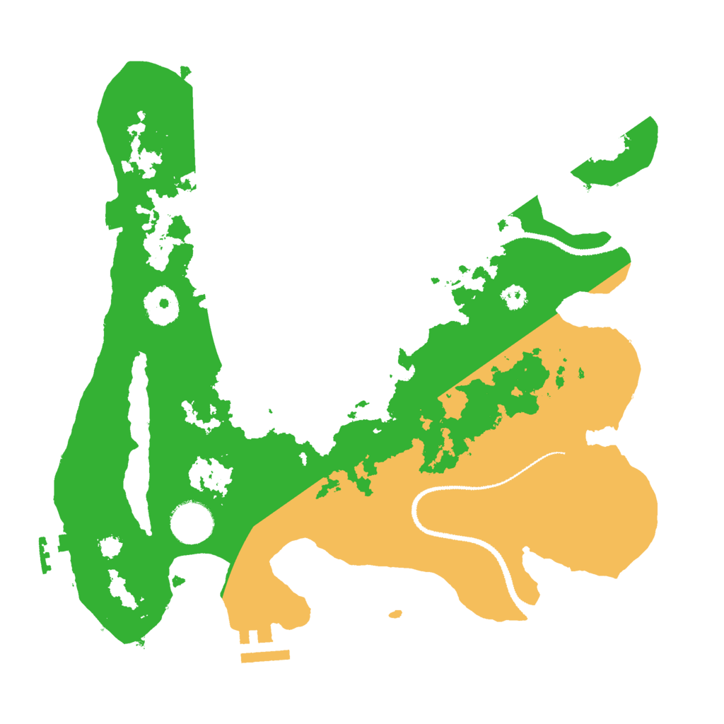 Biome Rust Map: Procedural Map, Size: 3000, Seed: 1359314416