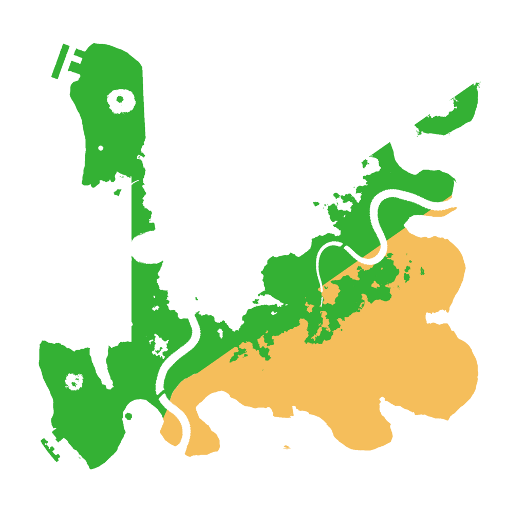 Biome Rust Map: Procedural Map, Size: 3000, Seed: 1359314416