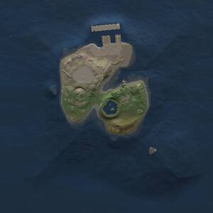 Thumbnail Rust Map: Procedural Map, Size: 1500, Seed: 131654351, 2 Monuments