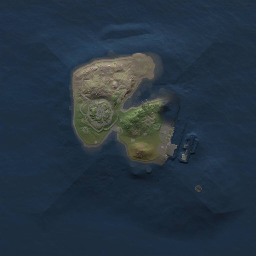 Rust Map: Procedural Map, Size: 1500, Seed: 131654351, 3 Monuments