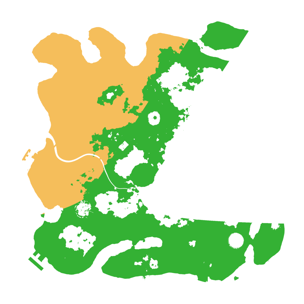 Biome Rust Map: Procedural Map, Size: 3500, Seed: 482303126