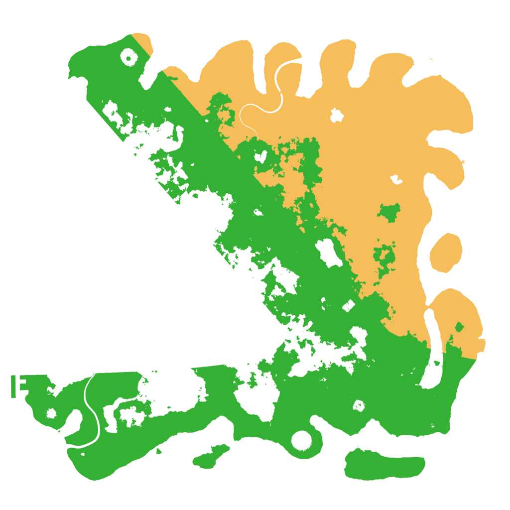 Biome Rust Map: Procedural Map, Size: 4500, Seed: 568616834