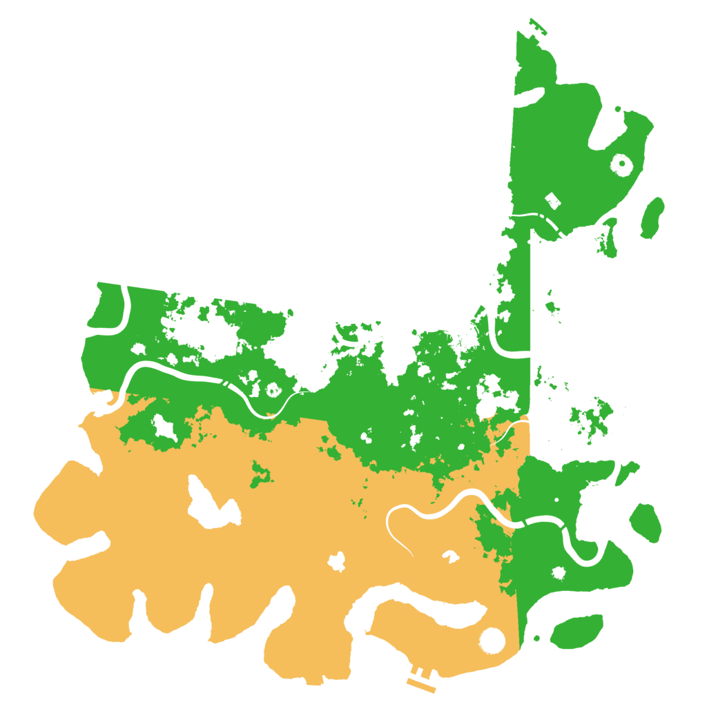 Biome Rust Map: Procedural Map, Size: 4800, Seed: 1231518395