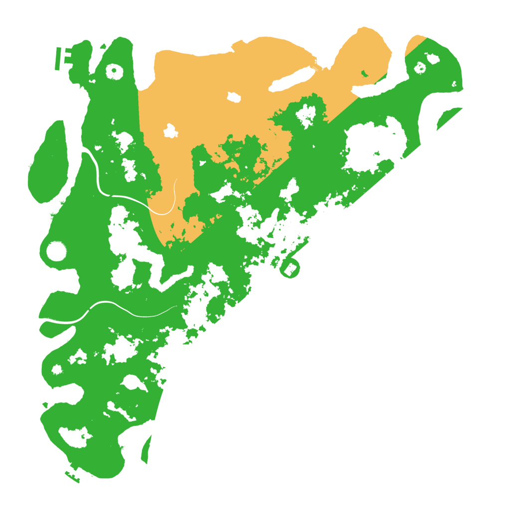 Biome Rust Map: Procedural Map, Size: 4500, Seed: 508108854